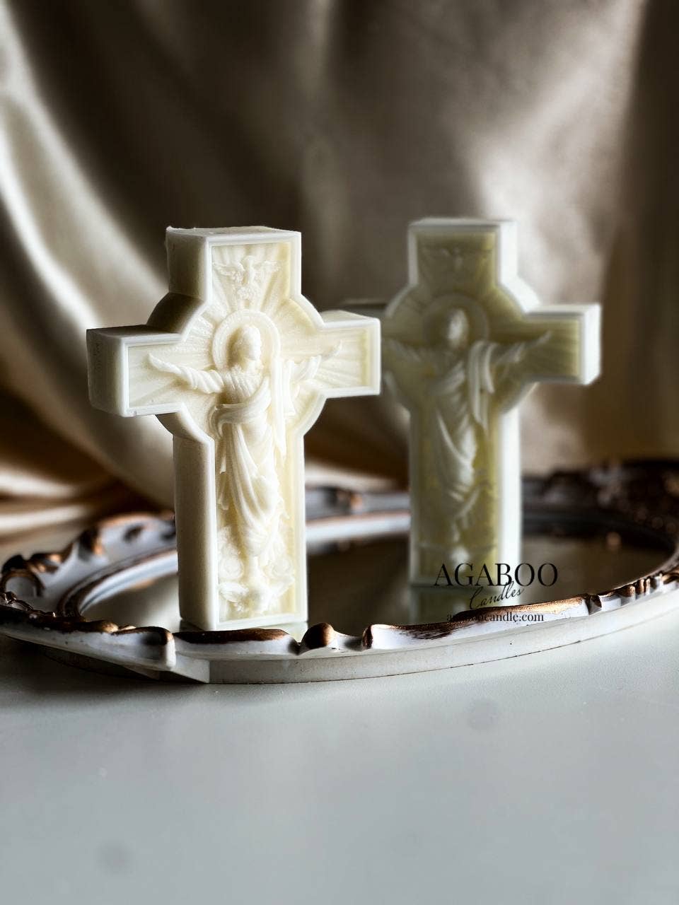 Jesus Statue Candle 5.5x4in - Religion