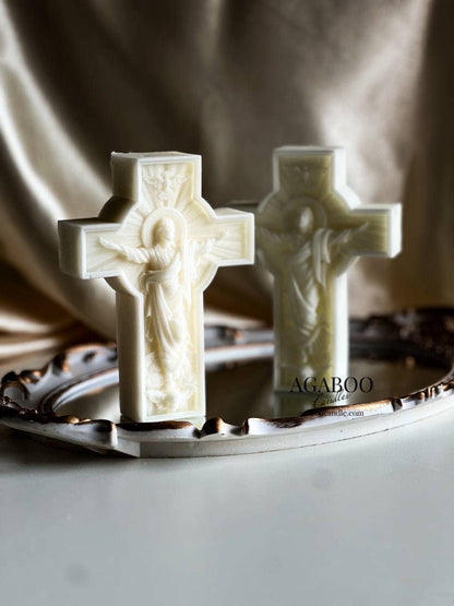 Jesus Statue Candle 5.5x4in - Religion
