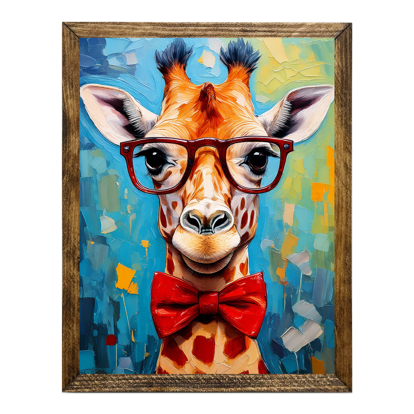 ANIMALS WITH GLASSES- GIRAFFE