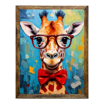 ANIMALS WITH GLASSES- GIRAFFE