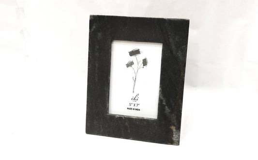 Midnight Black Marble Photo Frame