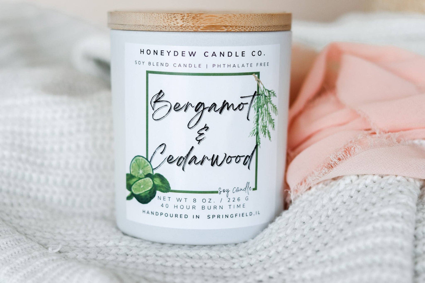 Bergamot Cedarwood Candle