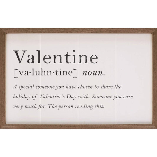 Valentine Definition White
