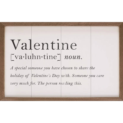 Valentine Definition White