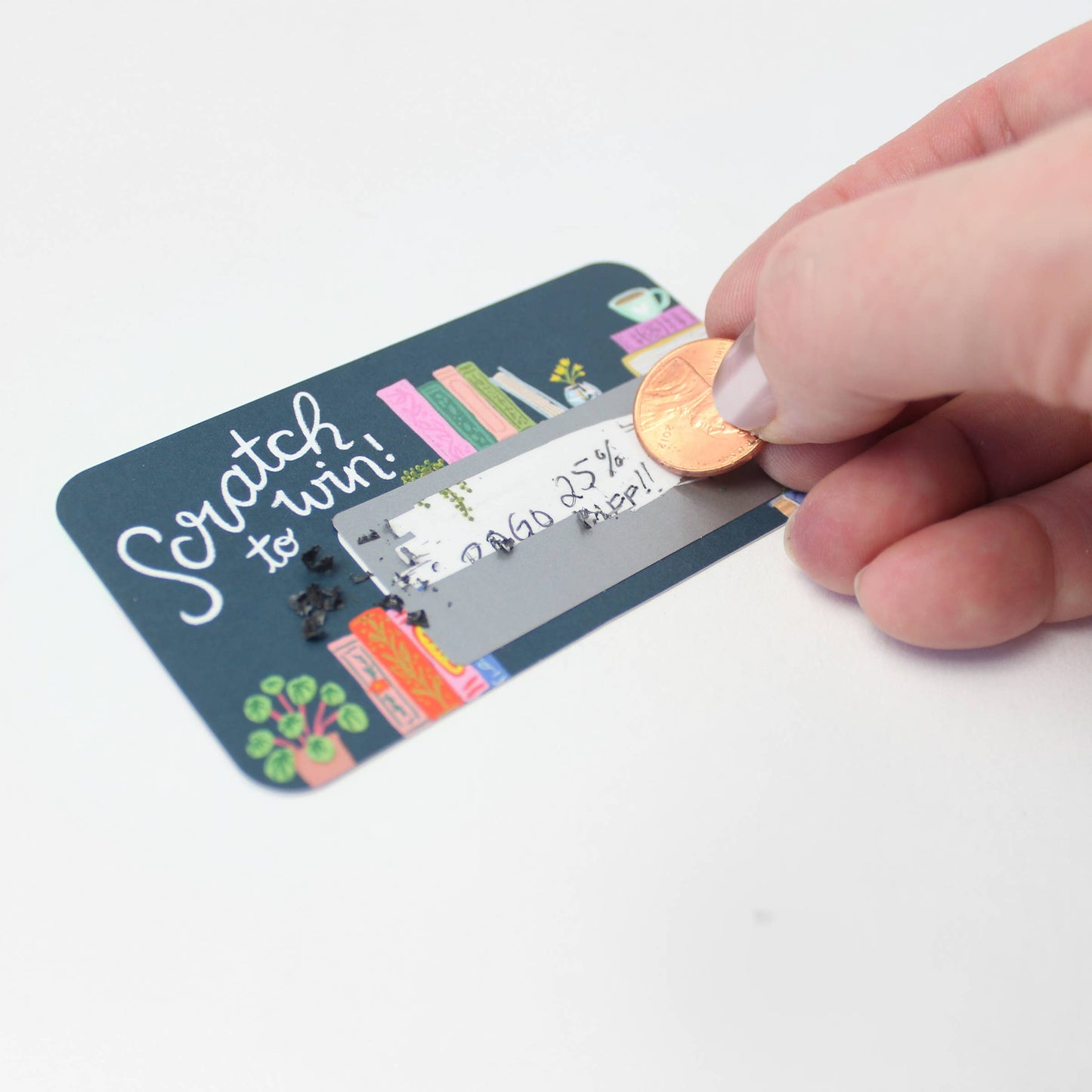 100 Customer Scratch-off Cards - Bookstore