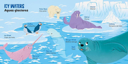 My First 100 Ocean Words in English and Spanish- Lil' Libros