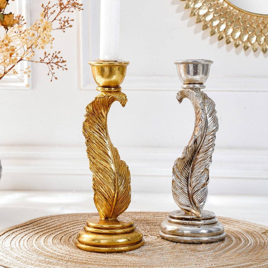 Vagabond Vintage - Decorative Feather Candle Holder