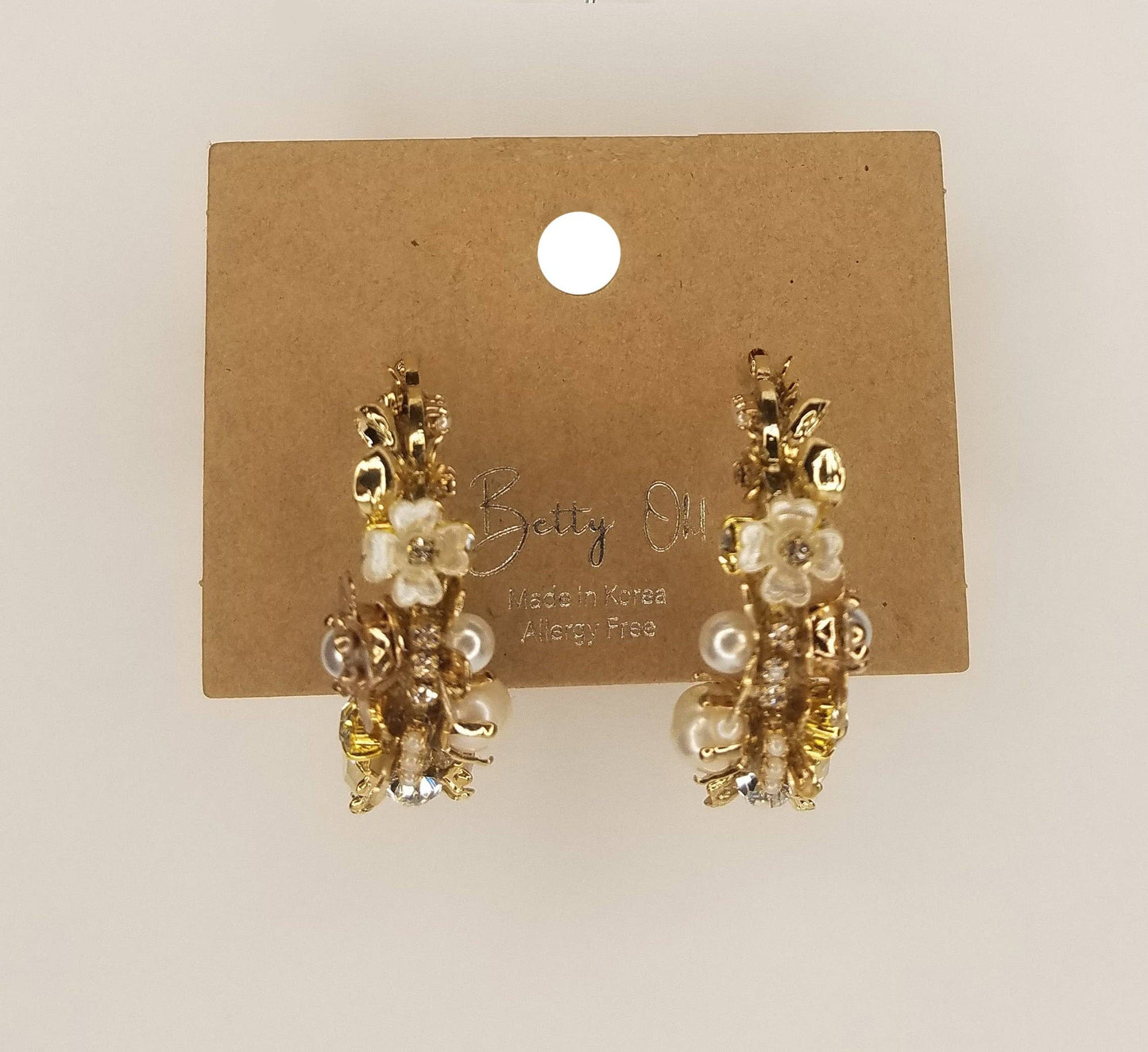 Handmade Hoop Earring - Beads Detail