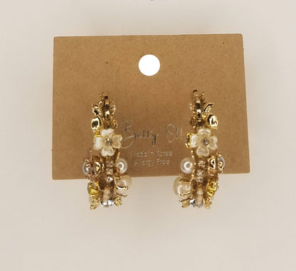 Handmade Hoop Earring - Beads Detail