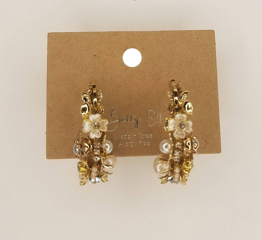 Handmade Hoop Earring - Beads Detail