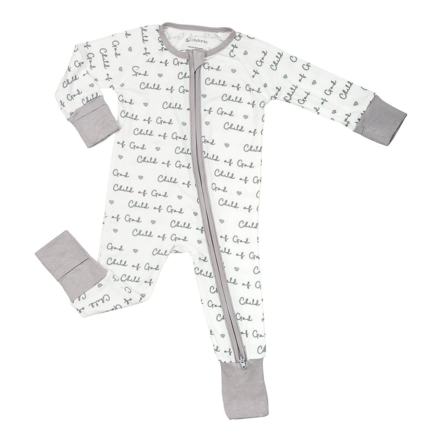 Bamboo Baby Convertible Zipper Pajamas - Child Of God