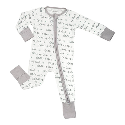 Bamboo Baby Convertible Zipper Pajamas - Child Of God