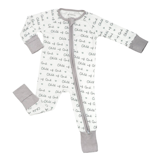 Bamboo Baby Convertible Zipper Pajamas - Child Of God