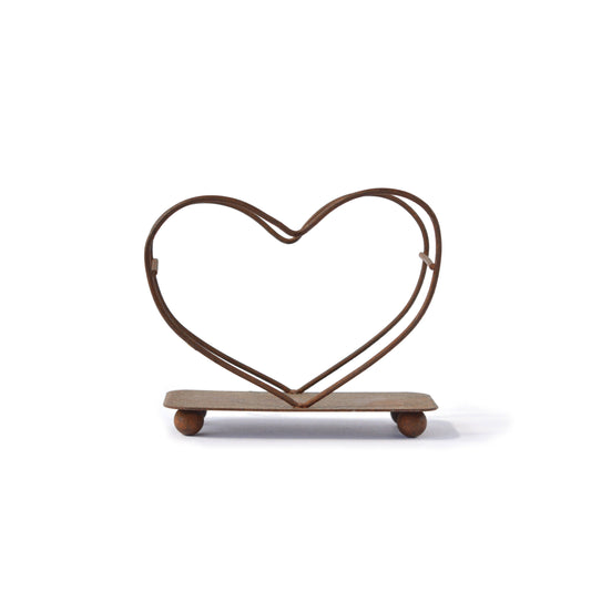 Heart Wire Coaster Holder