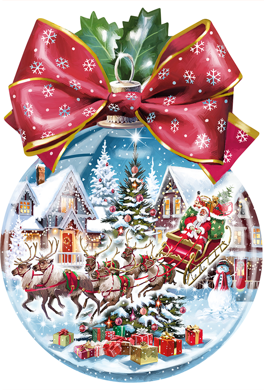 Christmas Eve Bauble - Large Cracker