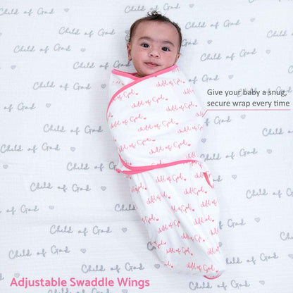LollyBanks - Child of God - Pink Swaddle Sack