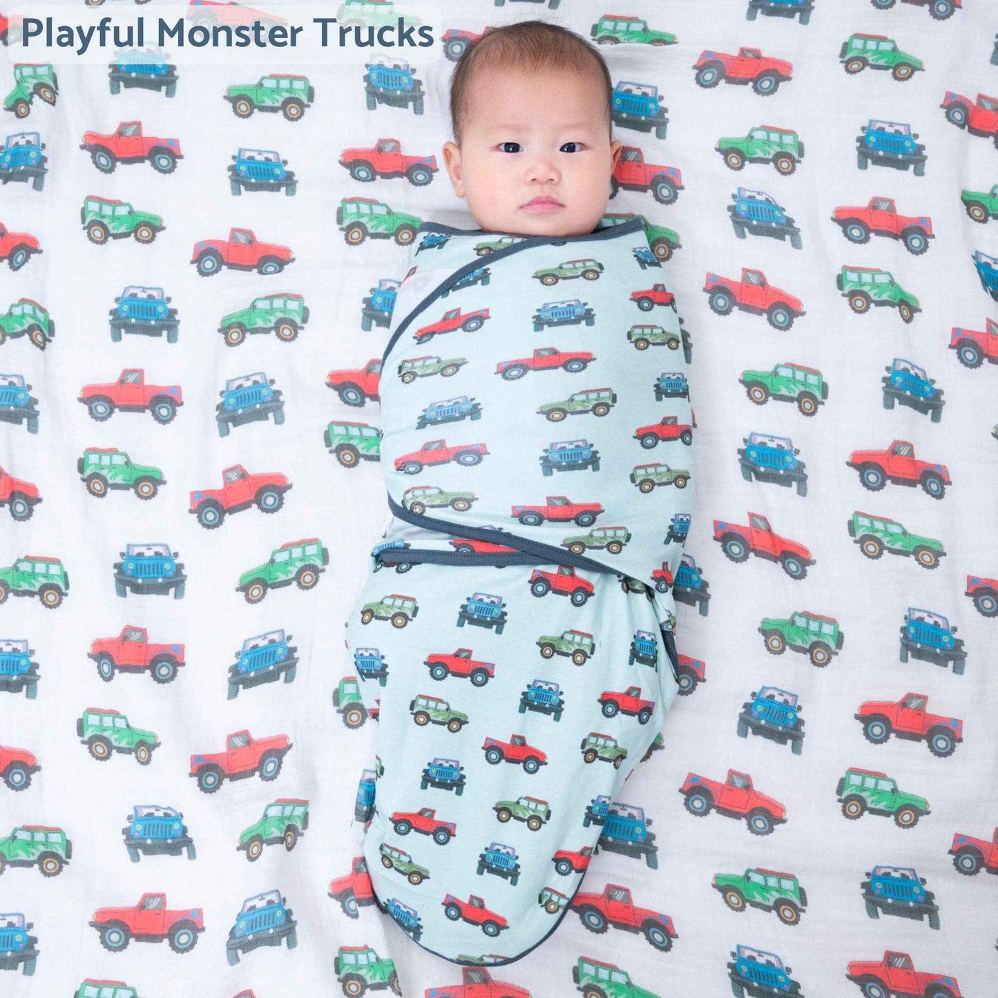 LollyBanks - Adventure is calling Baby Sleep Swaddle 100% Organic Cotton