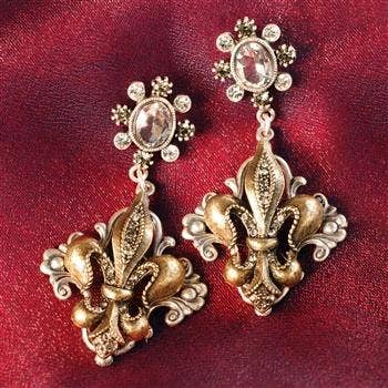 French Fleur De Lis Earrings