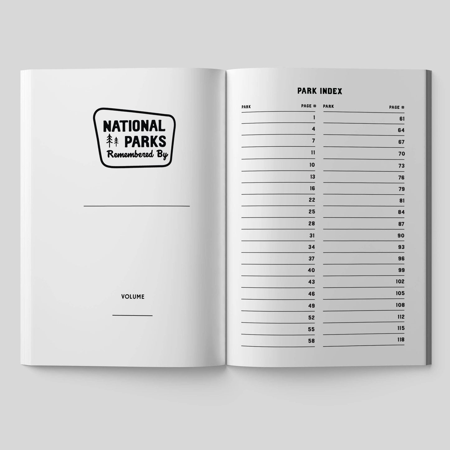 National Parks Travel & Adventure Journal - National Parks Remembered