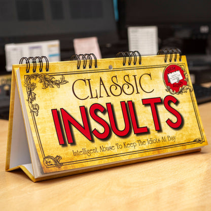 Classic Insults Flip Book - Funny Novelty Gifts