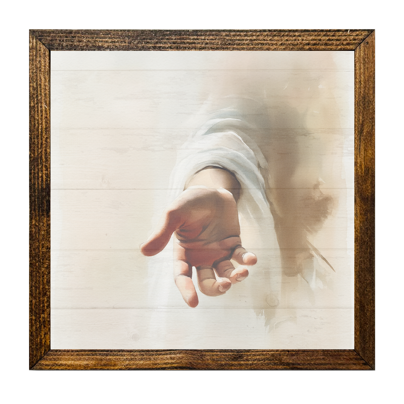 Jarmz Designs - TIMBERLAND FRAME "WALK WITH HIM SERIES" HAND OF JESUS