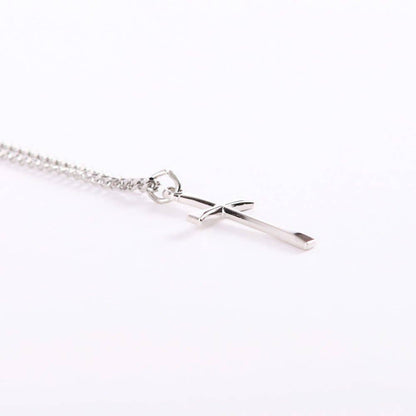 Swanson Christian Products - Necklace Cross - Sterling Silver - 18"