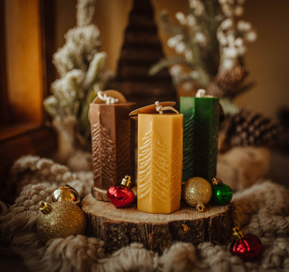 Lone Tree Beeswax Candle
