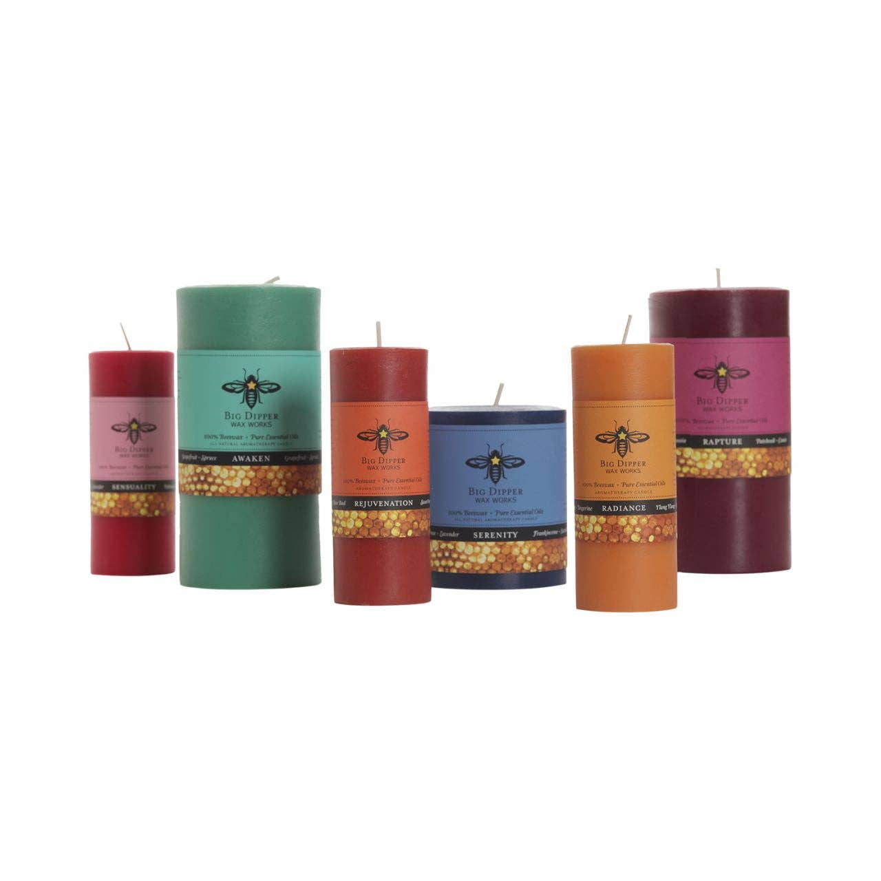 Beeswax Pillar Candle – Aromatherapy