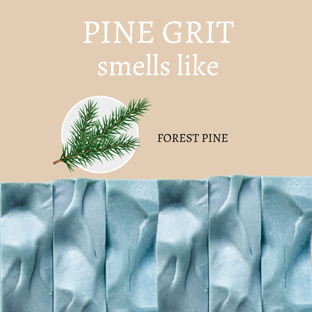 Pine Grit Exfoliating Handmade Bar Soap - 4oz