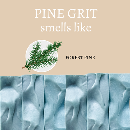 Pine Grit Exfoliating Handmade Bar Soap - 4oz