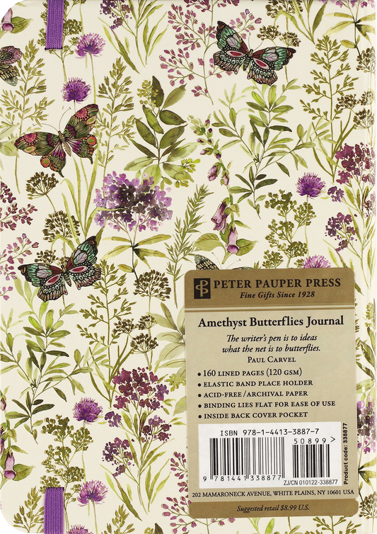 Amethyst Butterflies Journal
