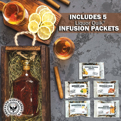 ThousandOaksBarrelCo. - Liquor Infusion Kit with 5 packets of infusions