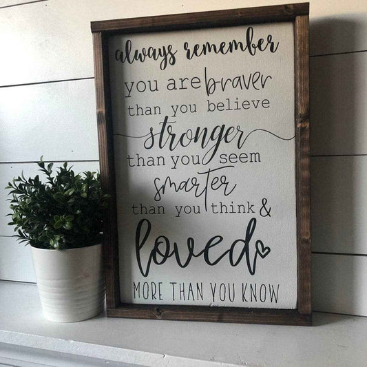 This Phrase of Life - Always remember * encouragement sign