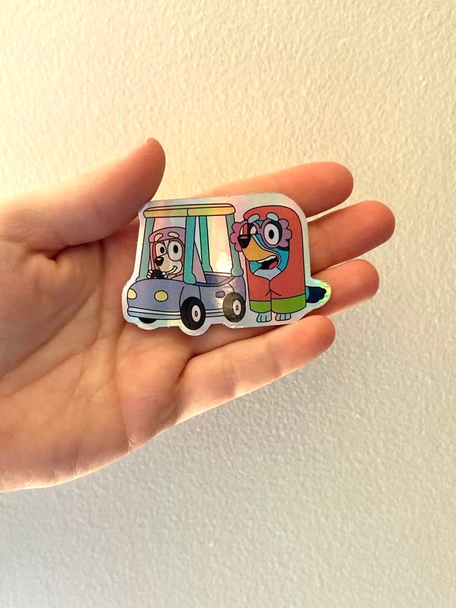 Oily Graphic Creations - The Grannies- Bluey Stickers/Magnet