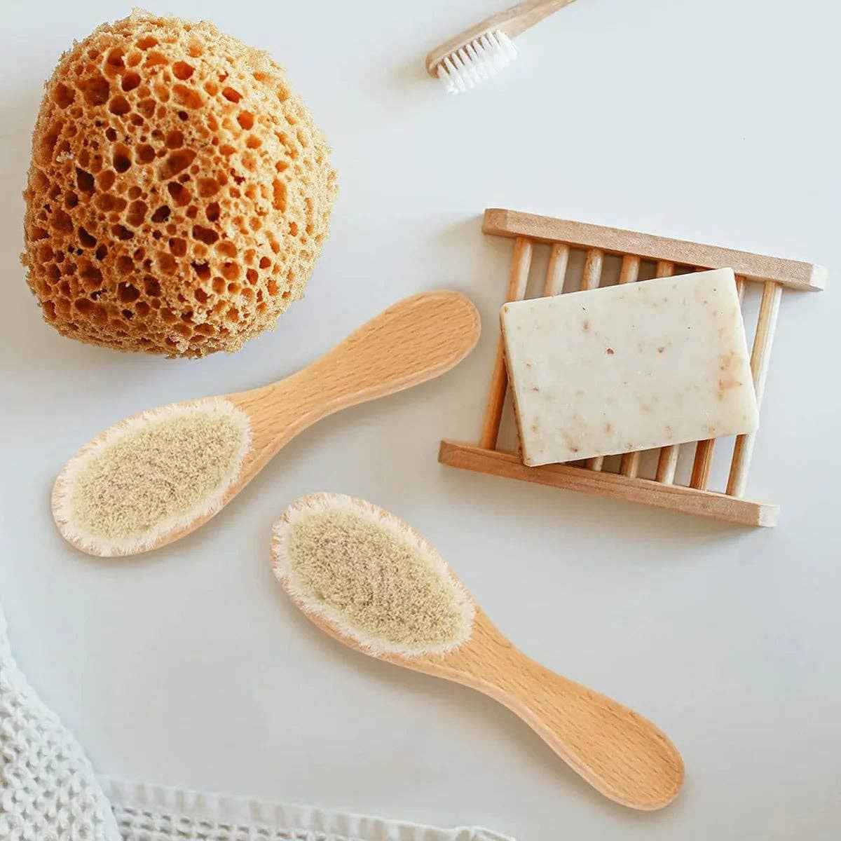Baby Hair Brush & Comb Set: 4pcs Brush Set
