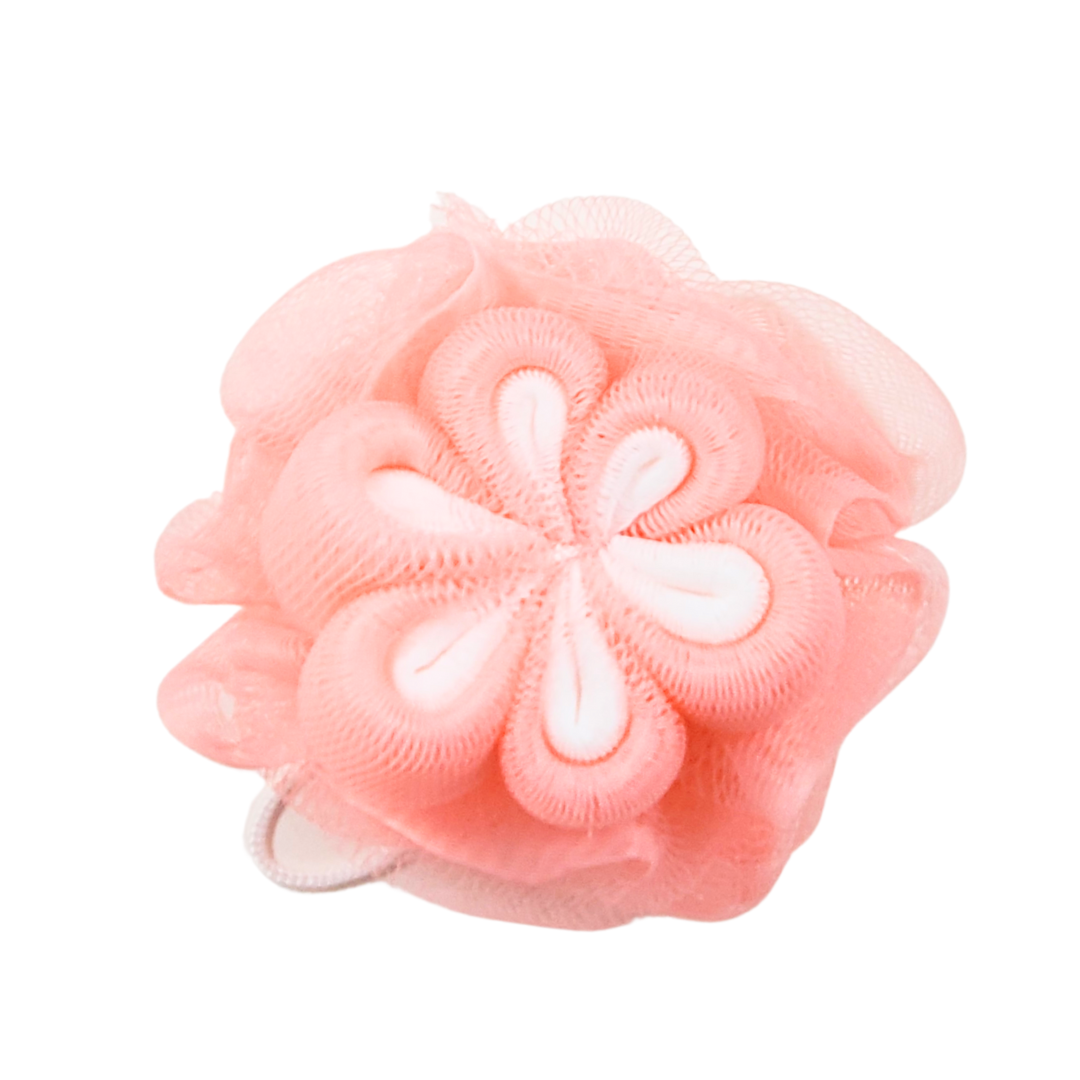 Flower Loofah | Bright Colored Flower Bath & Shower Pouf