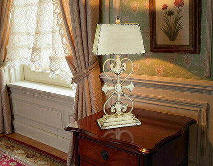 Vintage Style Antique Reproduction Metal Table Lamp