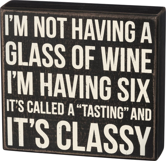 Classy Wine Sign