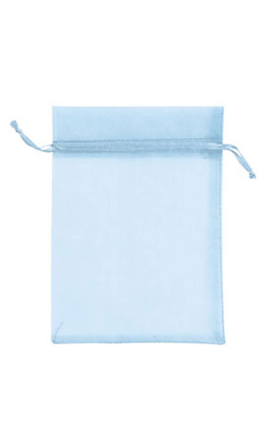 Organza Drawstring Pouch: White / Pack of 10 / 2" x 3"