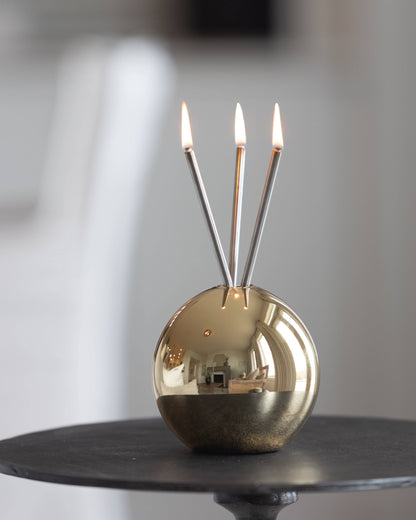 Neva Gold Metallic Vase for Everlasting Candles
