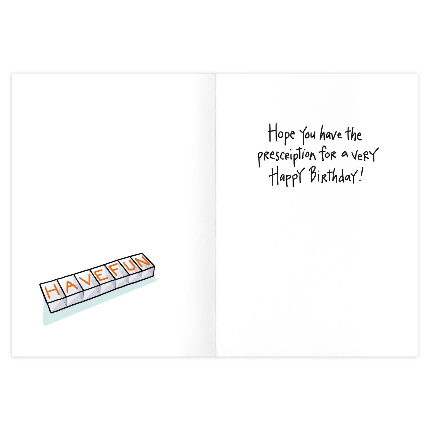 Pill Organizer Birthday Card