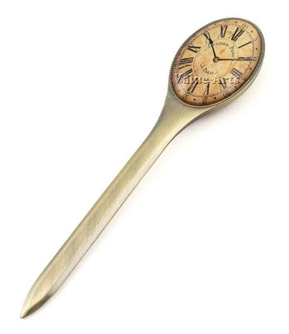 Vintage Clock Letter Opener