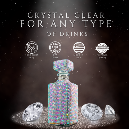 Decantador único con diamantes de imitación y brillantes | Bling 730 mL