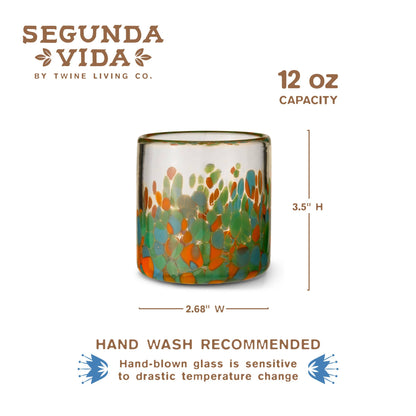 Segunda Vida Viajar Short Tumblers Set of 2