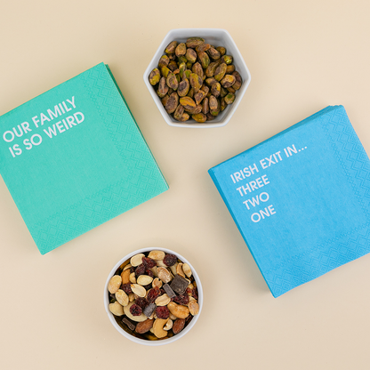 Our Family Is So Weird - Colorful Cocktail Napkins