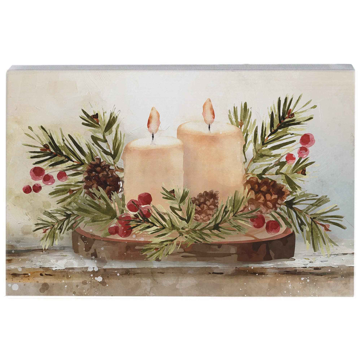 Christmas Candles - Small Talk Rectangles