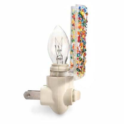 Bright Colored Fused Glass Night Light