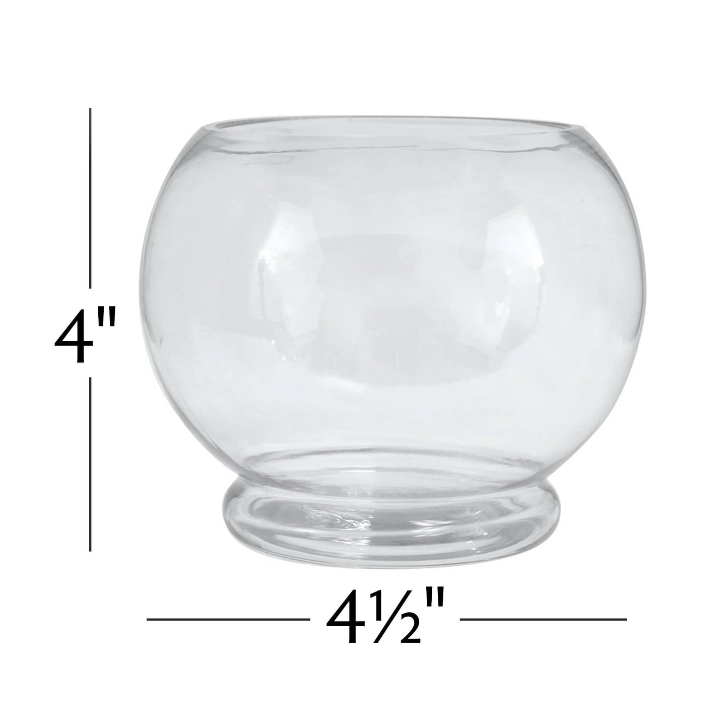 Glass Fishbowl - 4"