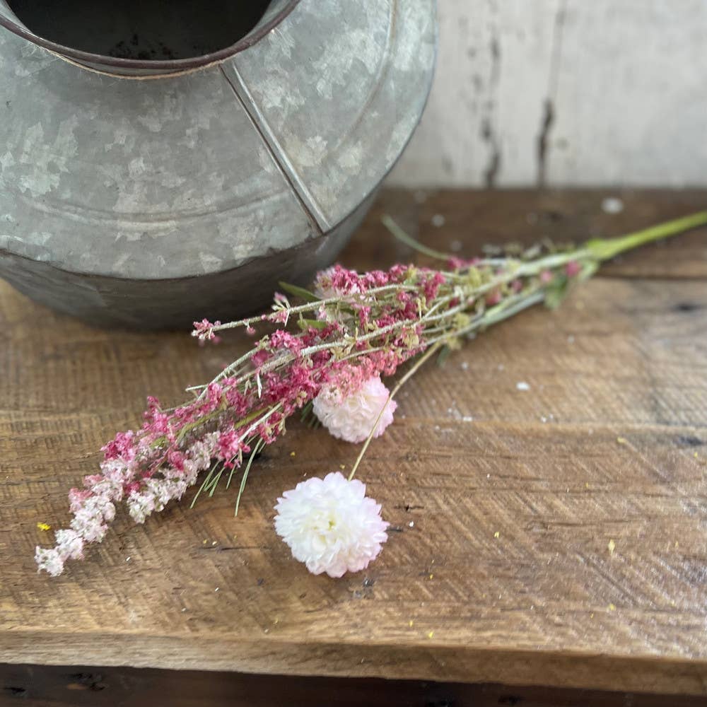 24in Sweet Pink Wildflower Spray Faux Flowers