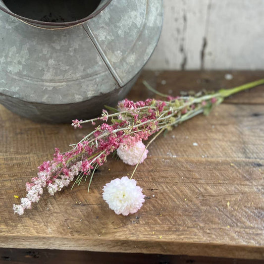 24in Sweet Pink Wildflower Spray Faux Flowers